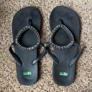 Sanuk flip flops